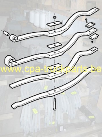 Lamier de ressort VOLVO 257452