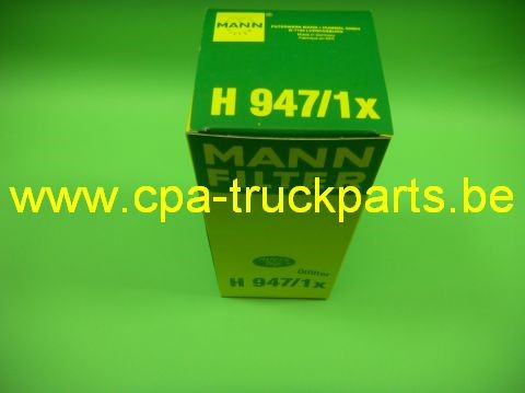 Filtre à Huile  H 947/1 X  MANN  HU 947/1 X  Oil Filter